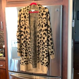 BP brand leopard cardigan